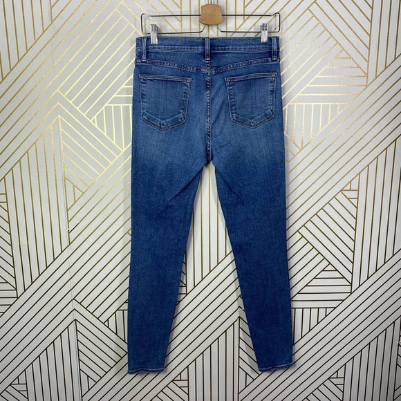 Frame Le High Skinny Jeans in Sayville Blue Wash Denim Ankle Size US 29 - Picture 7 of 12